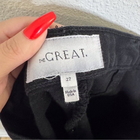 The great The Seafair black wide leg denim jeans - Picture 7 of 8